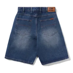 Denim Shorts|Shorts>Butter Goods Baggy Denim Shorts, Distressed Indigo