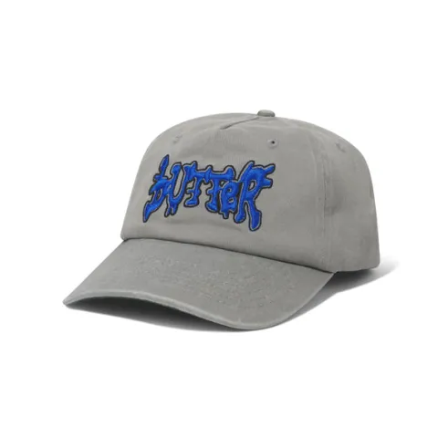 Hats|Beanies>Butter Goods Blotch 5 Panel Cap, Cool Grey