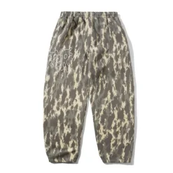 Denim Jeans|Pants>Butter Goods Blotch Fleece Pants, Washed Camo
