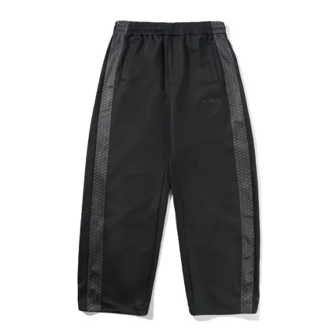 Denim Jeans|Pants>Butter Goods Check Tape Trackpants, Black