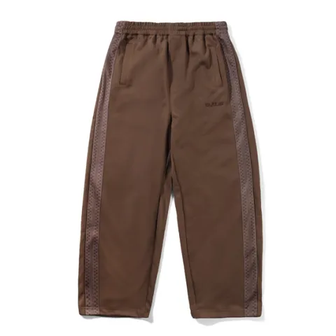Denim Jeans|Pants>Butter Goods Check Tape Trackpants, Brown