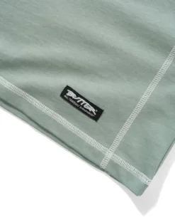 T-Shirts>Butter Goods Cliff Contrast Tee, Dull Mint