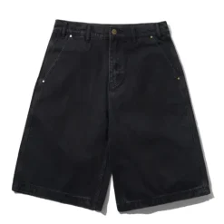 T-Shirts|Pullover Hoods>Butter Goods Denim Work Shorts, Black