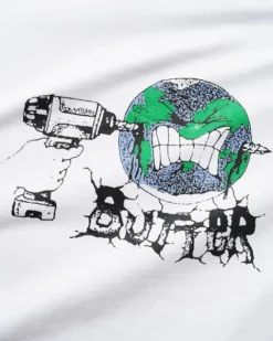 T-Shirts>Butter Goods Drill Tee, White