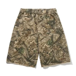 Denim Shorts|Shorts>Butter Goods Fleece Shorts, Forest Camo