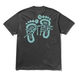 T-Shirts>Butter Goods Footprints Tee, Black