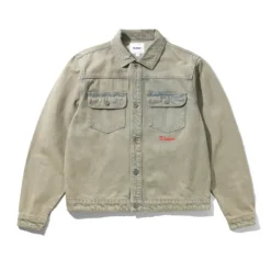 Jackets>Butter Goods Garage Denim Jacket, Sunfade Blue