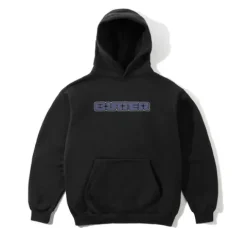 Zip-Thru Hoods|Pullover Hoods>Butter Goods Glint Nylon Applique Pullover Hood, Black