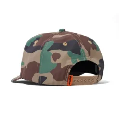 Hats|Beanies>Butter Goods Glint Snapback Cap, Woodland Camo