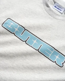 T-Shirts>Butter Goods Glint Tee, Ash
