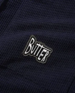 Shirts| Shirts>Butter Goods Grid Cord Overshirt, Navy