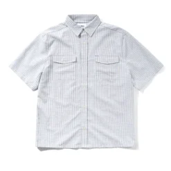Shirts| Shirts>Butter Goods Grid S/S Shirt, Blue