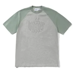 T-Shirts>Butter Goods Harvest Raglan Tee, Mint / Heather