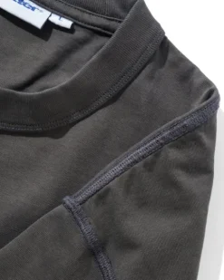 T-Shirts>Butter Goods Inside Out Tee, Washed Black