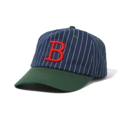 Hats|Beanies>Butter Goods League Baseball Cap, Navy / Forest