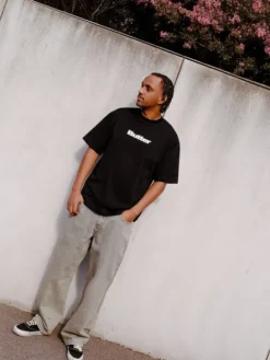 T-Shirts|Pullover Hoods>Butter Goods Logo Tee, Black