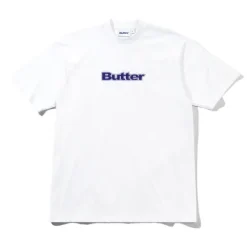 T-Shirts|Pullover Hoods>Butter Goods Logo Tee, White
