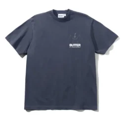 T-Shirts>Butter Goods Nocturnal Tee, Steel