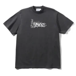 T-Shirts>Butter Goods Pay Up Tee, Charcoal