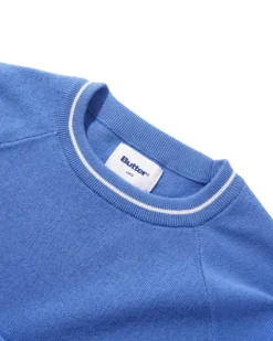 Knits>Butter Goods Pier Knit Sweater, Pacific