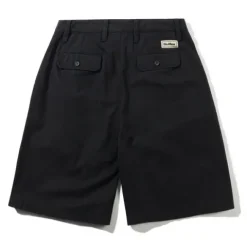 Denim Shorts|Shorts>Butter Goods Pleated Shorts, Washed Black