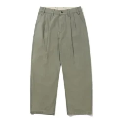 Denim Jeans|Pants>Butter Goods Pleated Trousers, Washed Fatigue