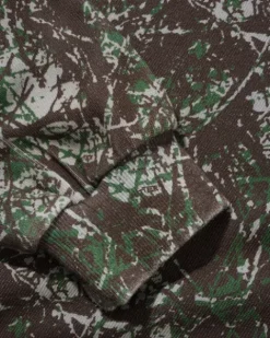Zip-Thru Hoods|Pullover Hoods>Butter Goods Principal Crewneck, Woods Camo