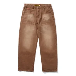 Denim Jeans|Pants>Butter Goods Relaxed Denim Jeans, Distressed Brown