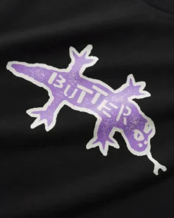 T-Shirts>Butter Goods Reptile Tee, Black