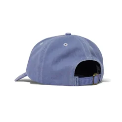 Hats|Beanies>Butter Goods Rounded Logo 6 Panel Cap, Washed Sky