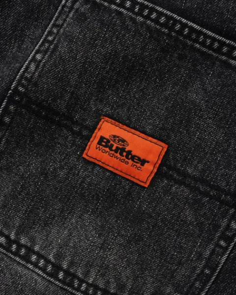 Denim Jeans|Pants>Butter Goods Santosuosso Denim Jeans, Stonewash Black