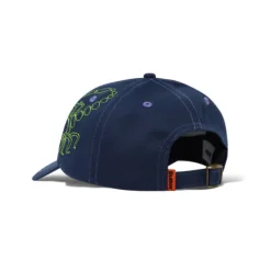 Hats|Beanies>Butter Goods Scorpion 6 Panel Cap, Navy