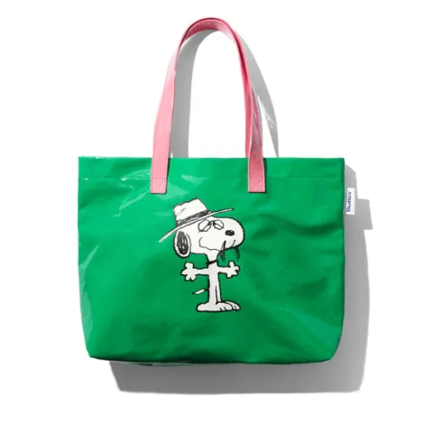 Bags>Butter Goods Shopper Tote, Green / Light Pink