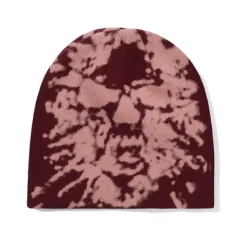Hats|Beanies>Butter Goods Shout Skully Beanie, Port