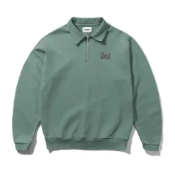 Knits>Butter Goods Sketch 1/4 Zip Sweater, Sage