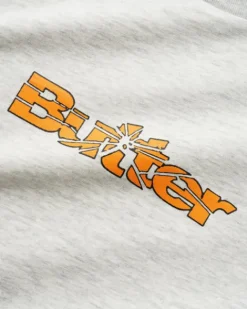 T-Shirts>Butter Goods Smashed Logo Tee, Ash