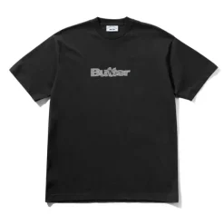 T-Shirts>Butter Goods Smashed Logo Tee, Black