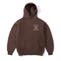 Zip-Thru Hoods|Pullover Hoods>Butter Goods Terrain Pullover Hood, Brown