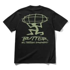 T-Shirts>Butter Goods Terrain Tee, Black