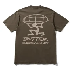 T-Shirts>Butter Goods Terrain Tee, Brown