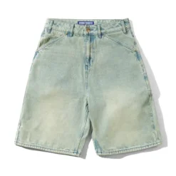 Denim Shorts|Shorts>Butter Goods Trim Denim Shorts, Sunfade Blue