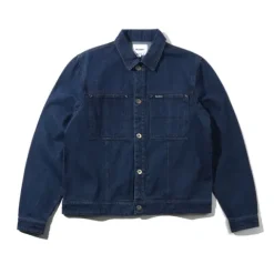 Jackets>Butter Goods Trucker Denim Jacket, Dark Blue