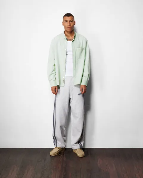 Denim Jeans|Pants>Butter Goods Tunnel Trackpants, Ash / Navy
