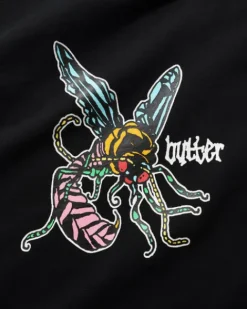 T-Shirts>Butter Goods Wasp Tee, Black