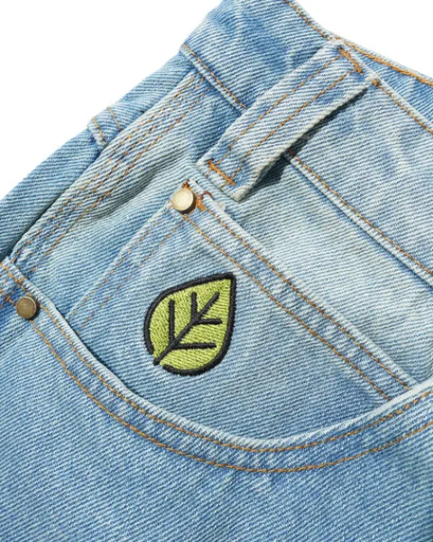 Denim Jeans|Pants>Butter Goods Weathergear Denim Jeans, Distressed Indigo