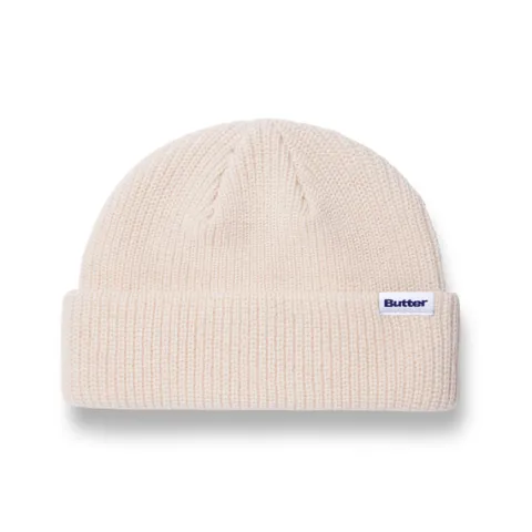 Hats|Beanies>Butter Goods Wharfie Beanie, Bone
