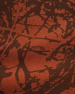 T-Shirts>Butter Goods Woods Camo Tee, Washed Rust