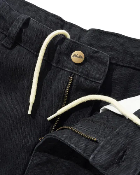 Denim Shorts|Shorts>Butter Goods Work Shorts, Black